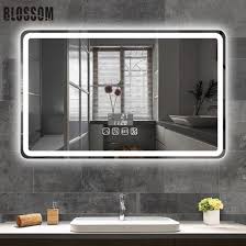 Browse our selection of mirrors with an integrated light to add even more style to your bathroom. China Smart Glass Vanity Furniture Led Bathroom Wall Mirror With Lights China Mirror Glass Led Bathroom Mirror