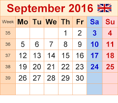 Maybe you would like to learn more about one of these? September 2016 Calendar With Holidays Usa Uk Canada
