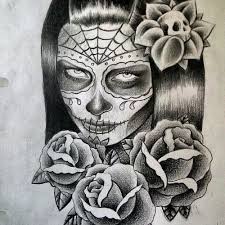15 reviews of los muertos tattoo studio omar and ad are the cutest couple on earth. Resultado De Imagen Para Dia De Los Muertos Tattoo Designs Female Face Drawing Face Drawing Day Of The Dead Woman
