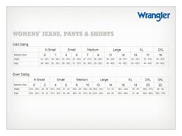 Accurate Wrangler Jeans Size Conversion Chart 2019
