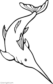 Free download printable coloring pages of animal, cartoons, toys, and others at incoloring.com. Swordfish Coloring Pages Coloringall