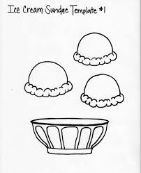 Ice Cream Sundae Template 1 Pdf Google Drive Ice Cream Sundae Ice Cream Crafts Sundae