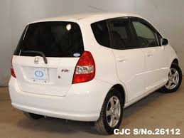 Test drive used honda fit at home in cincinnati, oh. 2002 Honda Fit White For Sale Stock No 26112 Japanese Used Cars Exporter