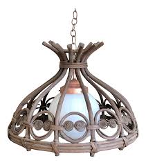 Did you scroll all this way to get facts about rattan plug in light? Curly Wicker Rattan Hanging Pendant Light Chairish