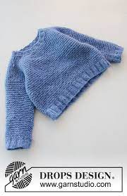 Blue is the color of the sky and the water, it is associated with calmness and has soothing qualities. Baby Blue Note Drops Baby 36 13 Free Knitting Patterns By Drops Design