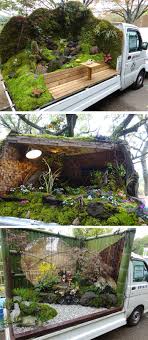 The Japanese Mini Truck Garden Contest Is A Whole New Genre In Landscaping Garden Landscape Types Of Succulents
