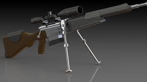 Fusil à répétition modèle f2; Fr F2 3d Cad Model Library Grabcad