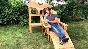 A dispenser is a solid block used as a redstone component to dispense items. Man Builds His Own Beer Can Dispensing Wooden Lawn Chair Geekologie