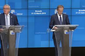 No, we're not talking delivery. There Is A Lot Of Space In Hell Donald Tusk In Warning Against No Deal Brexit Chester And District Standard