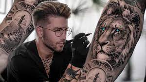 The designs can be innovated extensively in. Realistic Lion Tattoo Timelapse Youtube