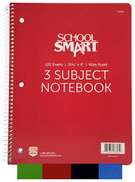 Ap score reports for administration 1 and administration 2 are available now. School Smart Spiral Perforated 3 Subject Wide Ruled Notebook 10 1 2 X 8 Inches