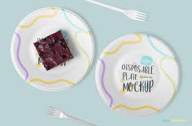 Disposable Plate Mockup Free Psd Zippypixels Plates Free Mockup Mockup