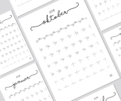 Kalendereinlagen 1 Monat 1 Seite Passenden Fur Den Filofax A5 Personal Und Pocket Layout Kuste Kalender Einlagen Kalender Vorlagen Monatsplaner Vorlage