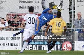 Cosmin Gabriel Matei of Genclerbirligi SK, goalkeeper Andries Noppert...  News Photo