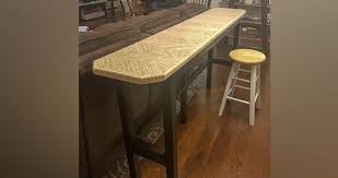 Available in a variety of finishes and styles, console tables fit snugly behind your couch or in a hallway. Behind The Couch Table Project By Shawn At Menards