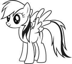 My little pony coloring pages. Cute My Little Pony Coloring Pages Rainbow Dash Bestappsforkids Com