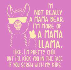 Llama Mama Funny Mom Memes Mama Bear Llama Quote