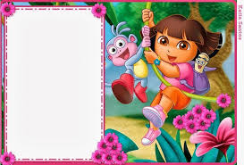 Dora The Explorer Free Printable Invitations Boxes And Party Prin Kids Birthday Invitations Printable Birthday Party Invitations Free Explorer Birthday Party