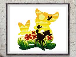 With over 200 designs, you'll find something here that is perfect for your next cross stitch project. Disney Bambi Modern Cross Stitch Pattern Easy Counted Cross Stitch Chart Nature Flowe Modern Cross Stitch Patterns Cross Stitch Patterns Disney Cross Stitch
