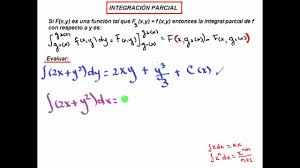 A decision that was partial to the plaintiff. Integracion Parcial Youtube