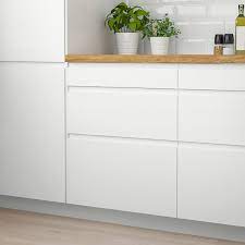 Voxtorp is a smooth, matt door with integrated handles. Voxtorp Drawer Front White Matt White 24x15 Ikea