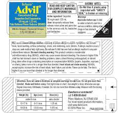 infants advil suspension drops wyeth consumer healthcare llc