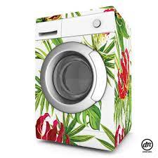 Maybe you would like to learn more about one of these? Designd Marca Washing Machine Wrapping Tropical Foliage Send Us The Brand Model And Some Photos Of The Wash Appliance Makeover Washing Machine Vinyl Wrap