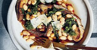 Cannellini beans and great northern beans are both white in color and are similar in taste. Garlicky Great Northern Beans And Broccoli Rabe Over Toast From Joe Yonan S Cool Beans Best Of Vegan