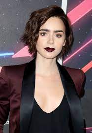 Jackson's hair was shorter than ours around the shoulders but still considered long for a guys. Lily Collins Ditches Her Pixie Cut Gets Waist Length Extensions Teen Vogue