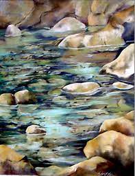 Rock Pool Pastel Texas Artist Rae Andrews By Rae Andrews Pastel 22 Unframed X 16 Unframed Texas Artist Watercolor Water Rock Pools