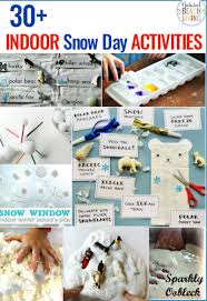 Arts and crafts make up the perfect, creative winter indoor activities for kids. 30 Indoor Snow Day Activities For Kids Natural Beach Living