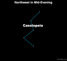 locate cassiopeia the queen tonight earthsky