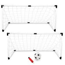 Without depth, with depth and box. Amazon Com K Roo Sports 2 Pack Youth Soccer Goals With Soccer Ball And Pump Portable Goals With Nets And 6 Ball With Pump Kids Activity Practice Size Equipment Travel And
