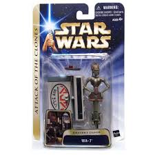 Amazon.com: Star Wars Attack of The Clones Dexter's Diner Wa-7 Action  Figure : Toys & Games