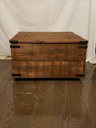 Snow flower mango wood hand carved standing coffee table chest. Custom Rustic Coffee Table With Storage By Family Sawmill Restorations And Creations Custommade Com