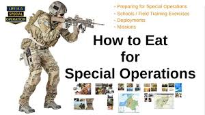 how to eat for special operations