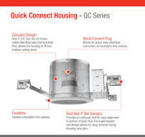 Juno 6" Quick Connect Housing for LED Recessed Lights for ...