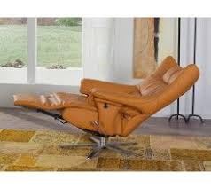 Himolla Harmony Zerostress Integrated Recliner Chair In Saffran Leather Recliner Chair Recliner Modern Couch