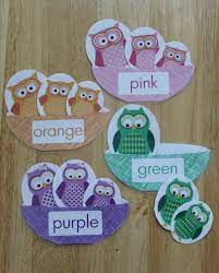 Owl Color And Size Sort Is Great For Toddlers Early Intervention Preschool Pre K Ot Speech Therapy Preschool Colors Preschool Activities Color Activities