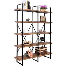 Choose the perfect bookcase for your space to show off family photos, treasured souvenirs, and decorative accessories. Freestanding Multifunctional Decorative Storage Shelving For Home Office S Shaped Metal And Wood Bookshelves Ironck Bookshelf