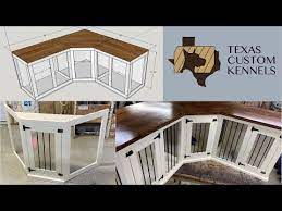 How To Assemble Corner Dog Kennel Furniture Youtube Dog Kennel Furniture Indoor Dog Kennel Dog Kennel Designs