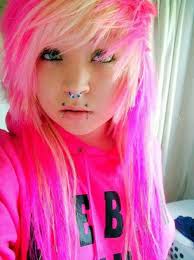 With over 20 years of experience, marie specializes in haircuts, microlinks, silk presses, relaxers, and color processes. Bright Pink Hair With Blonde Scene Hair Emo Hair Alternative Hair