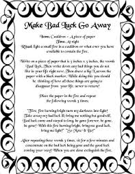 Good Luck Wiccan Chant Ecosia Luck Spells Good Luck Spells Banishing Spell