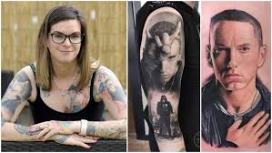 The track marks eminem's first take on a modern trap beat. British Woman Covered In Eminem Tattoos Breaks Record Guinness World Records