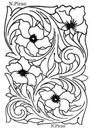 Printable floral leather tooling patterns. Floral Leather Tooling Patterns Leather Tooling Patterns Leather Patterns Templates Tooling Patterns