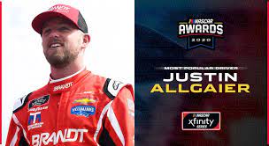 Find drivers, race results and statistics for nascar car numbers. Justin Allgaier Wins Most Popular Driver In Xfinity Series Nascar