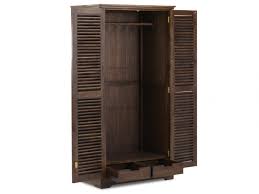 Voglauer anno 1800 landhaus kleiderschrank bauernschrank dielenschrank antik. Kleiderschrank Holz Massiv Bali Ii 2 Turen Gunstig
