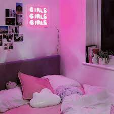 Mad How A Neon Sign Can Transform My Room And My Life Neonsign Bedroom Neonpink Interior Bedroominspo Neon Room Neon Bedroom Neon Sign Bedroom