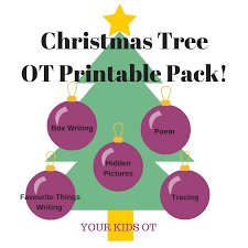 Christmas Tree Ot Printable Pack Free Christmas Printables Your Kids Ot Free Christmas Printables Free Christmas Crafts Free Christmas
