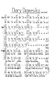Maybe you would like to learn more about one of these? Detail Gambar Diary Depresiku Last Child Partiturl Lagu Sheet Musik Not Ba